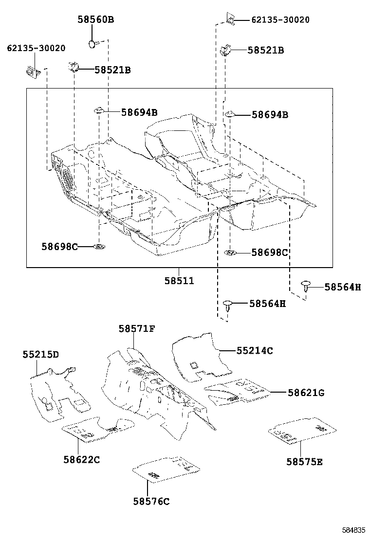  IS250 350 300H |  MAT CARPET