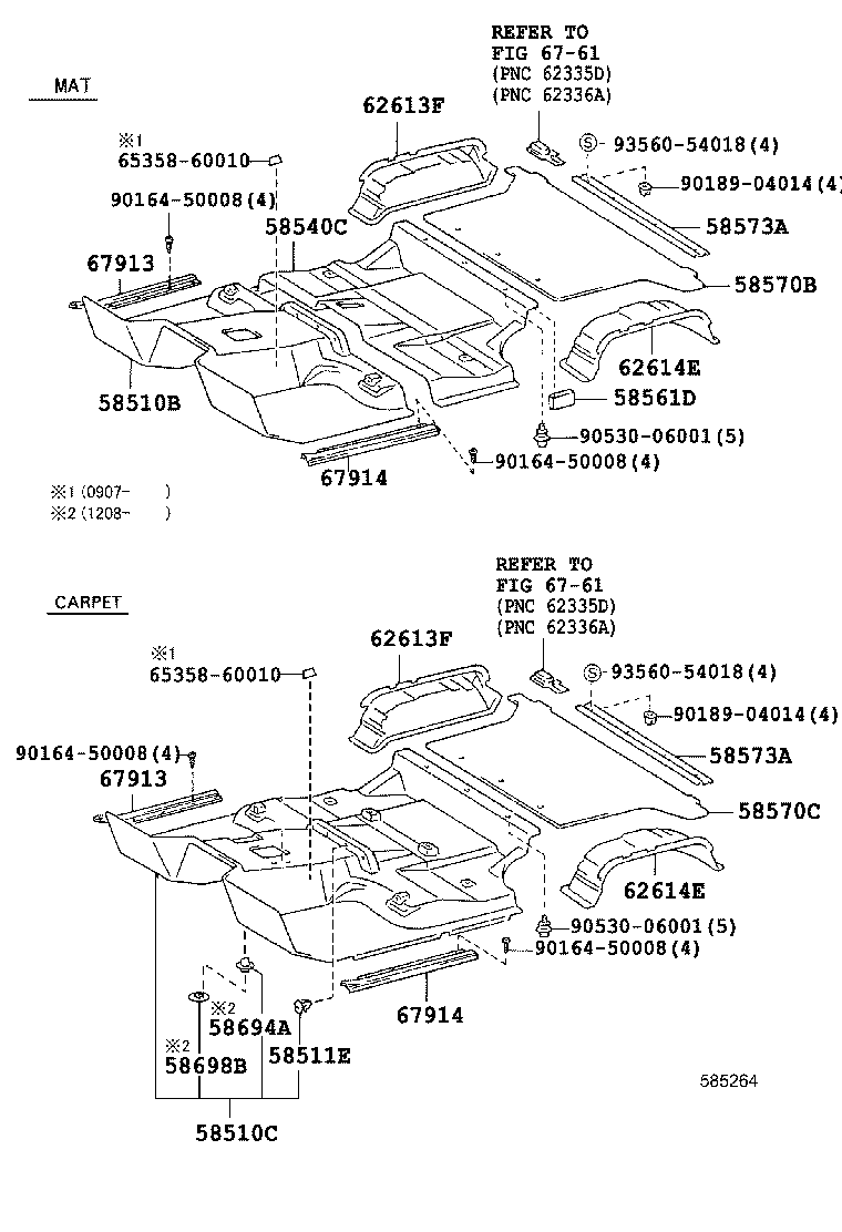  LAND CRUISER 70 |  FLOOR MAT SILENCER PAD