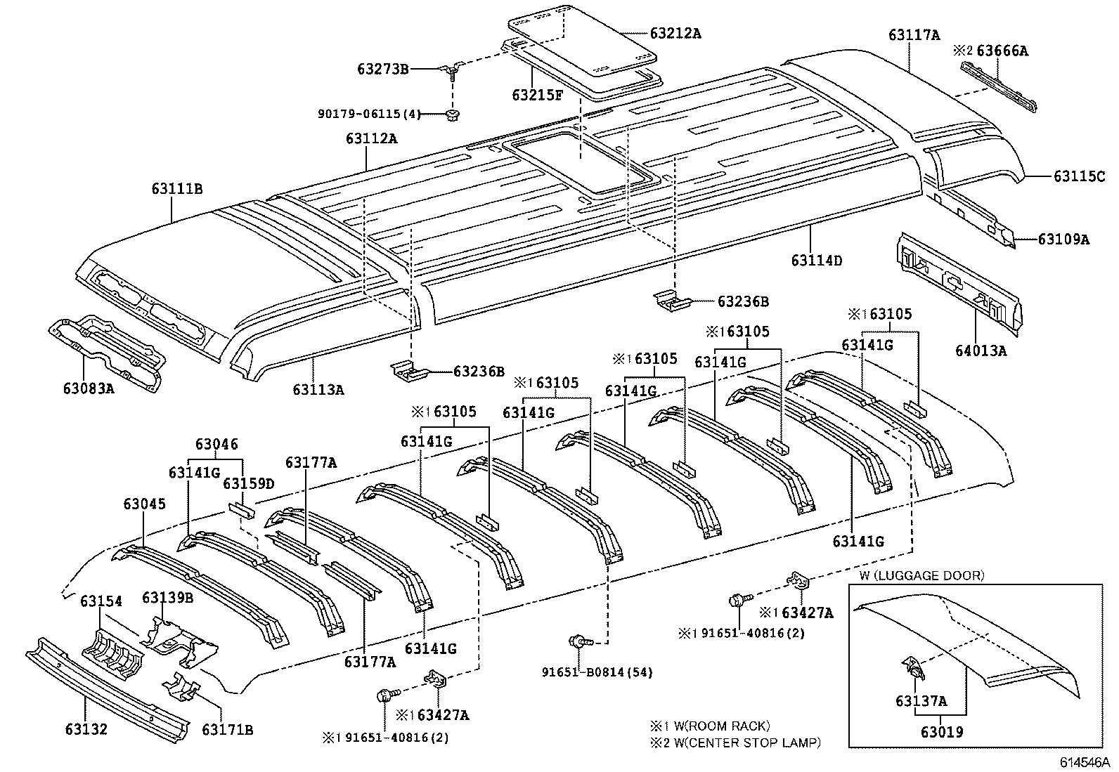  COASTER CHINA |  ROOF PANEL BACK PANEL