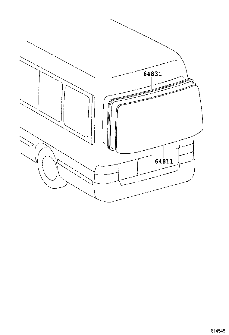  COASTER CHINA |  ROOF PANEL BACK PANEL