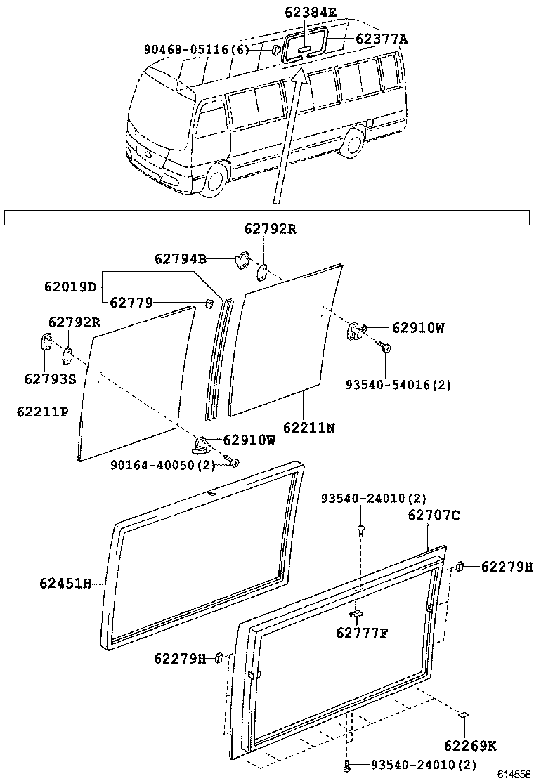  COASTER CHINA |  SIDE WINDOW