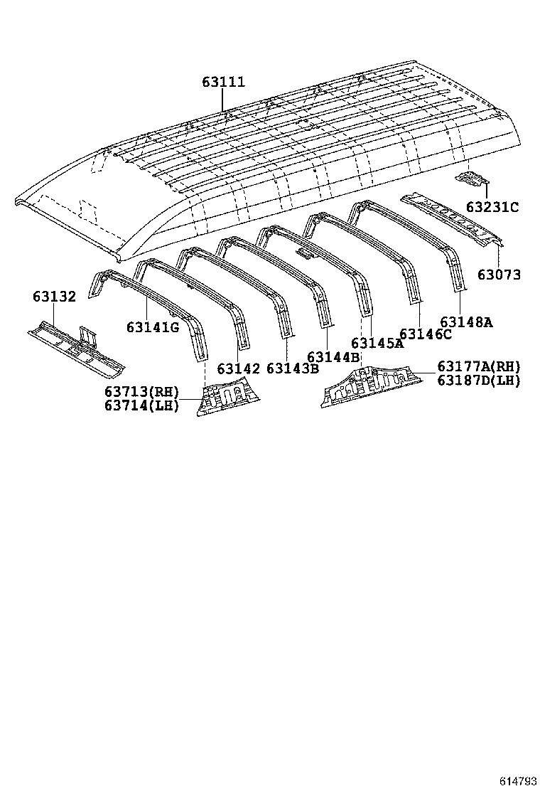  HIACE |  ROOF PANEL BACK PANEL
