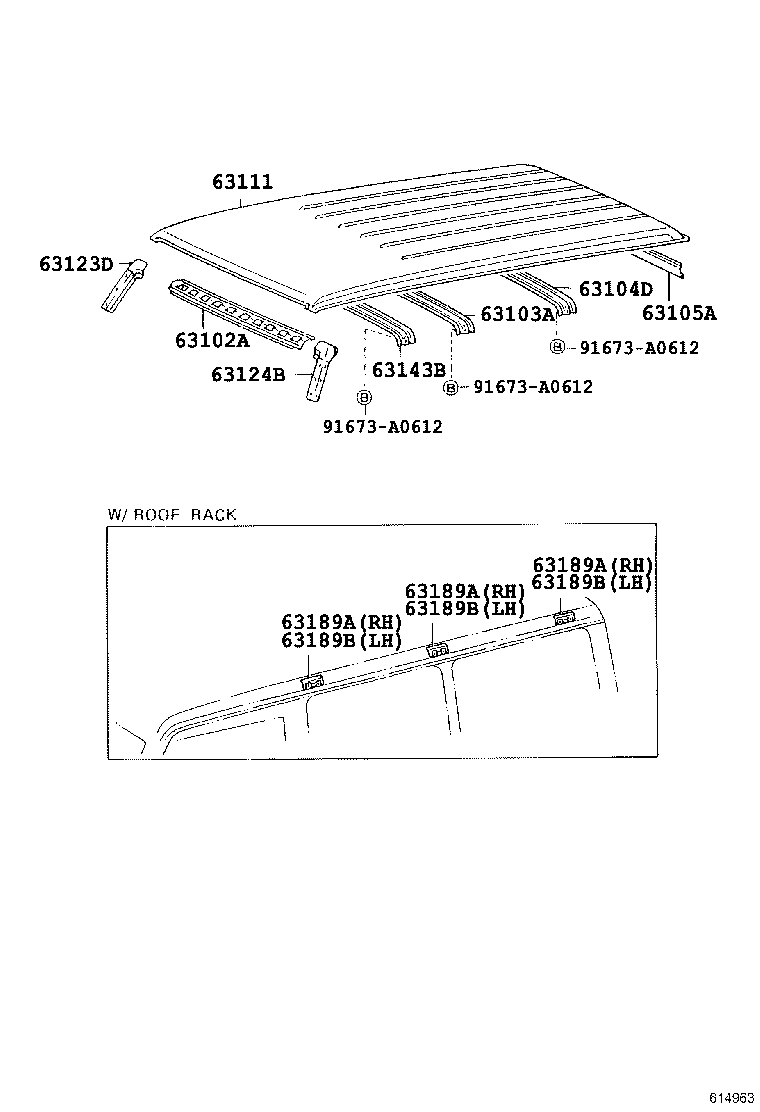 LAND CRUISER 70 | ROOF PANEL BACK PANEL