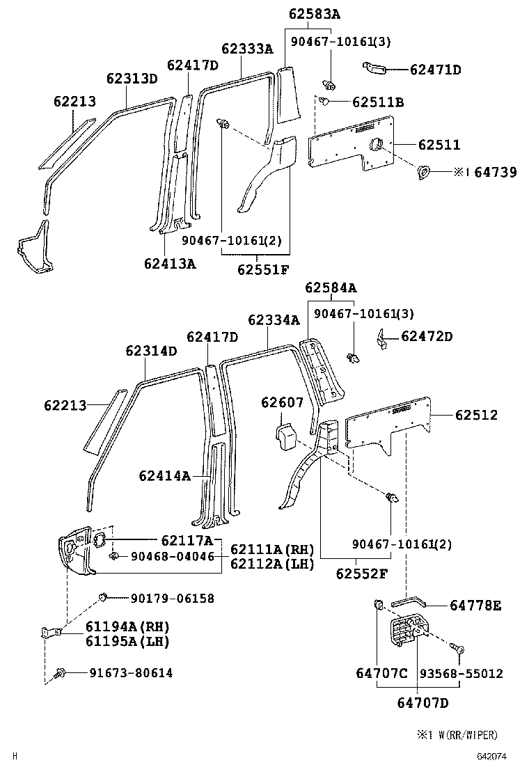  LAND CRUISER 70 |  INSIDE TRIM BOARD