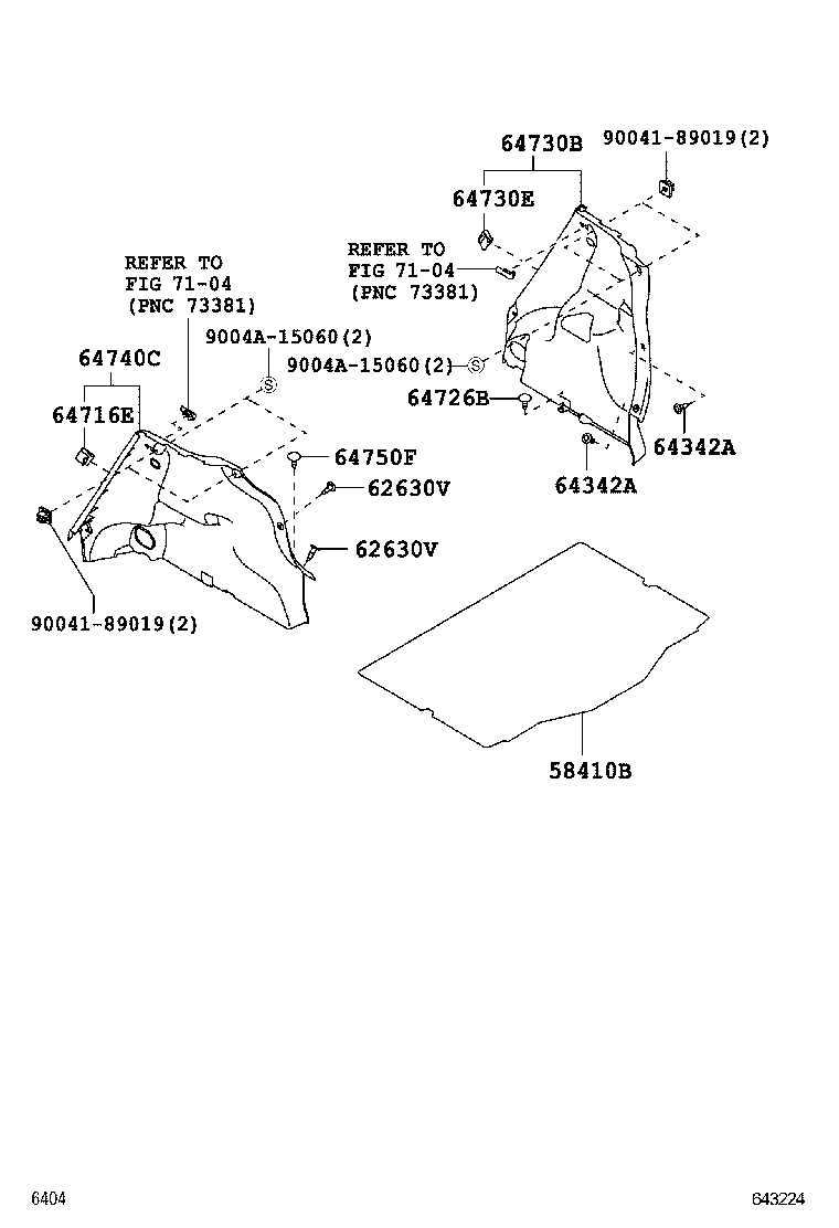  AGYA WIGO |  DECK BOARD DECK TRIM COVER