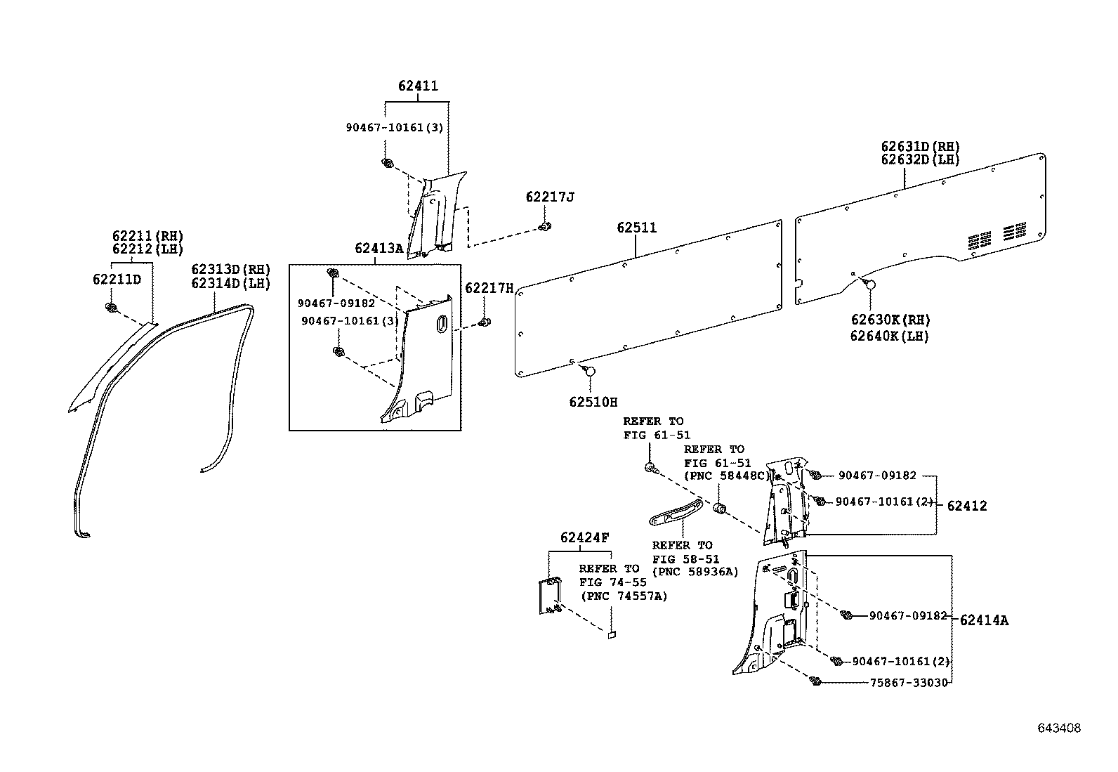  HIACE |  INSIDE TRIM BOARD