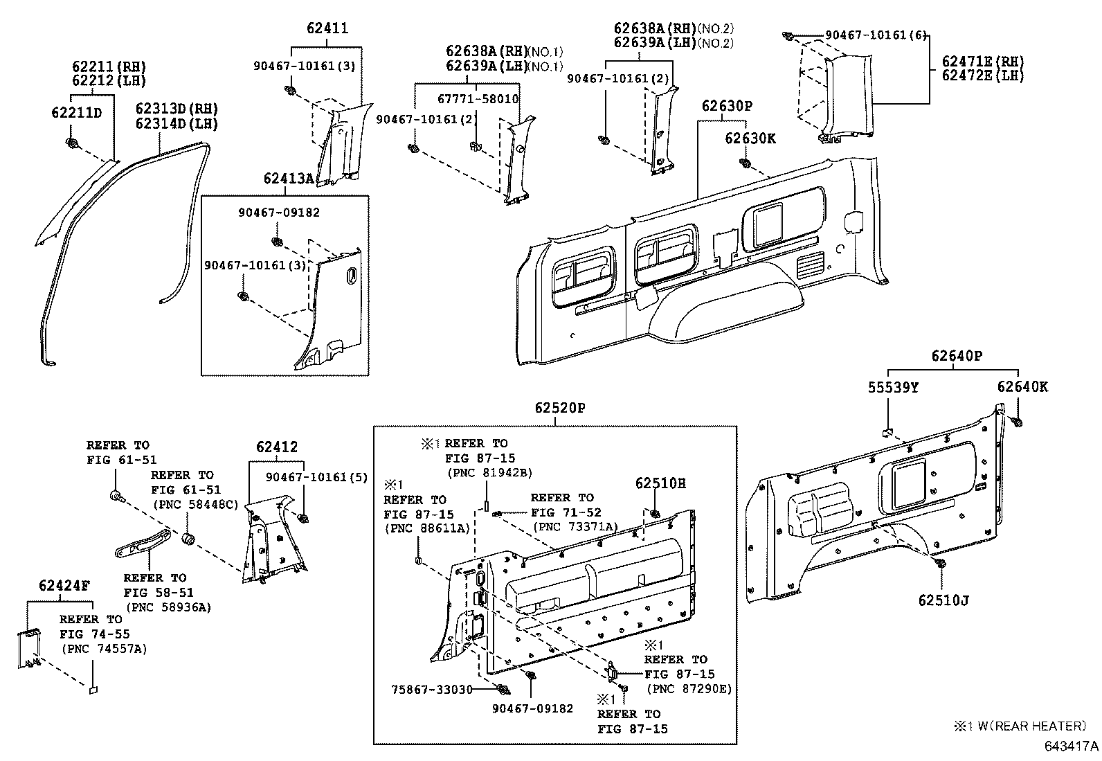  HIACE |  INSIDE TRIM BOARD