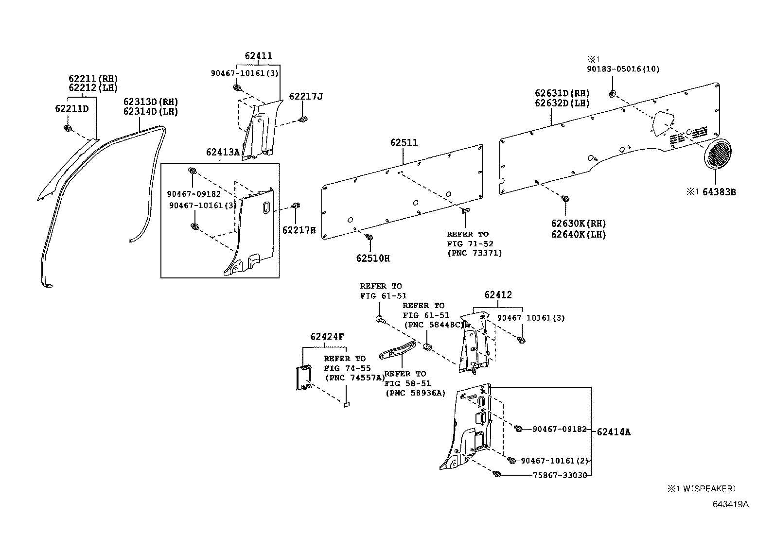  HIACE |  INSIDE TRIM BOARD