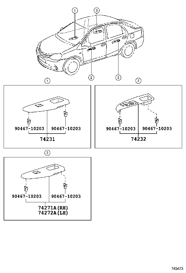  ETIOS |  ARMREST VISOR