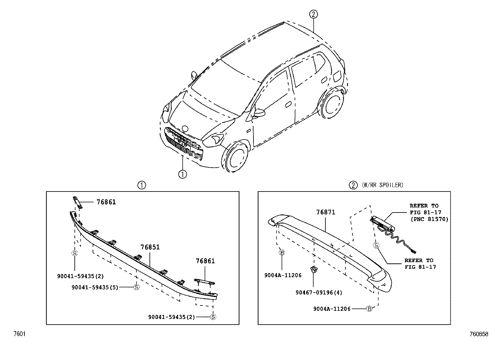  AGYA WIGO |  MUDGUARD SPOILER