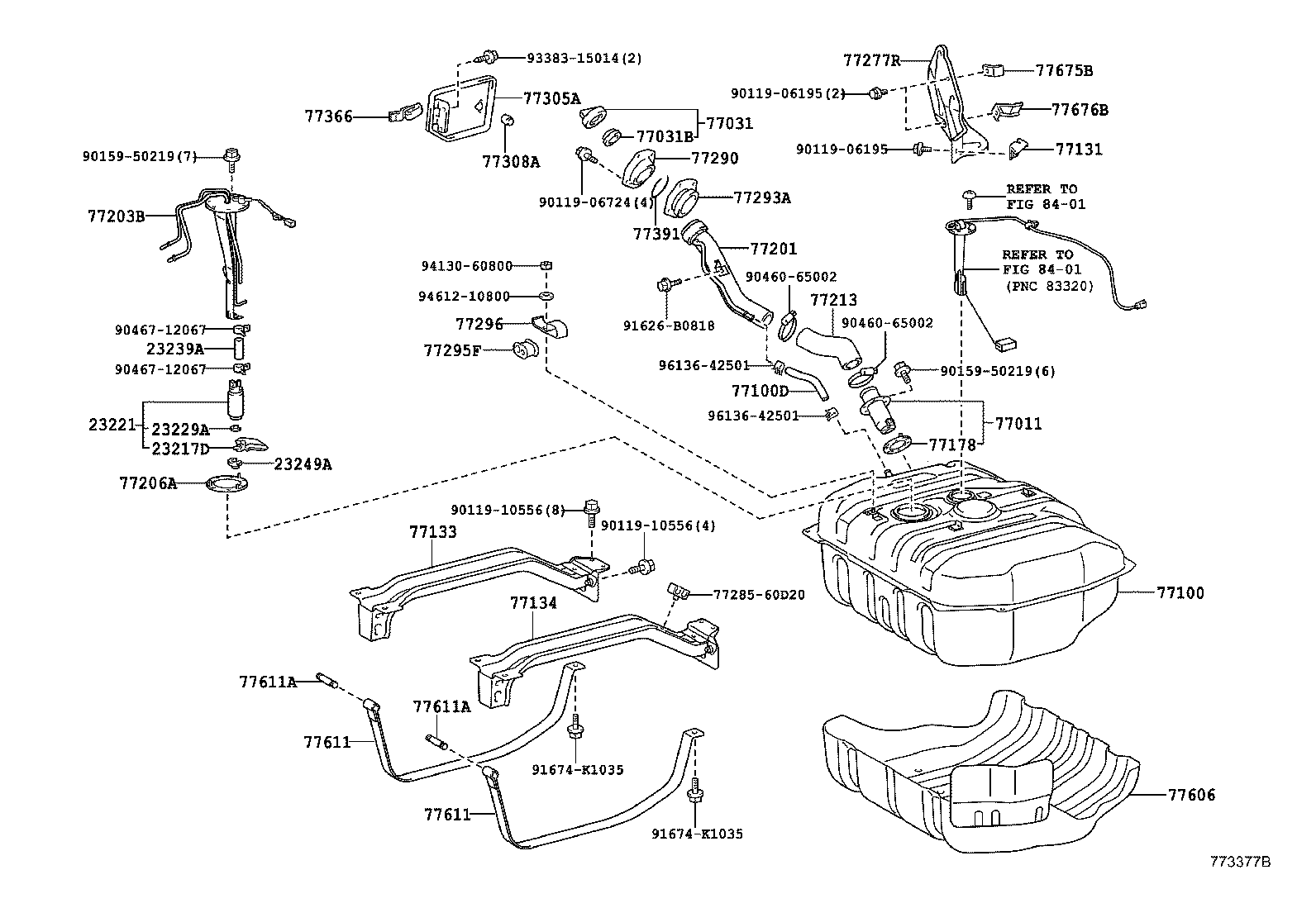  LAND CRUISER 70 |  FUEL TANK TUBE