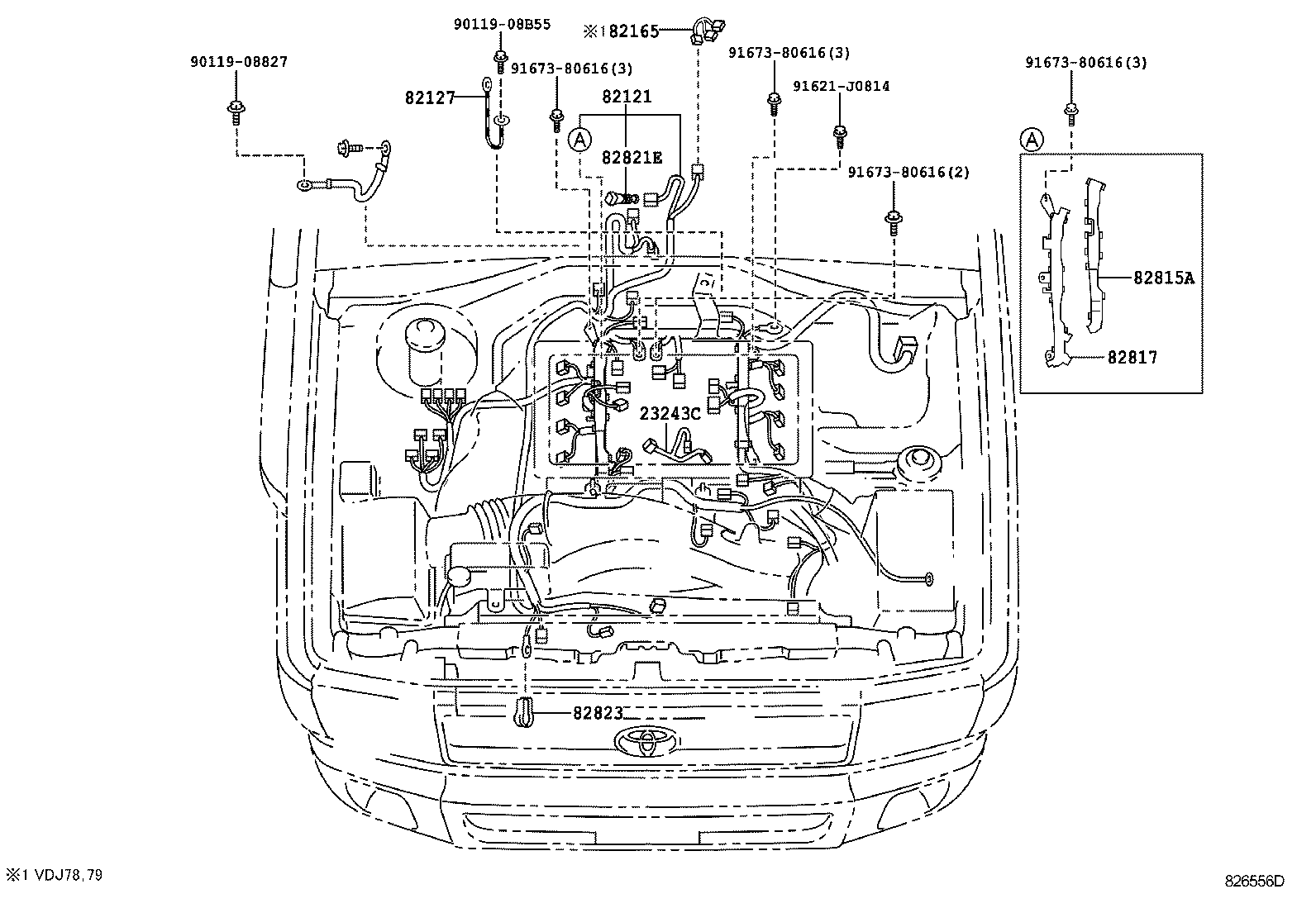  LAND CRUISER 70 |  WIRING CLAMP