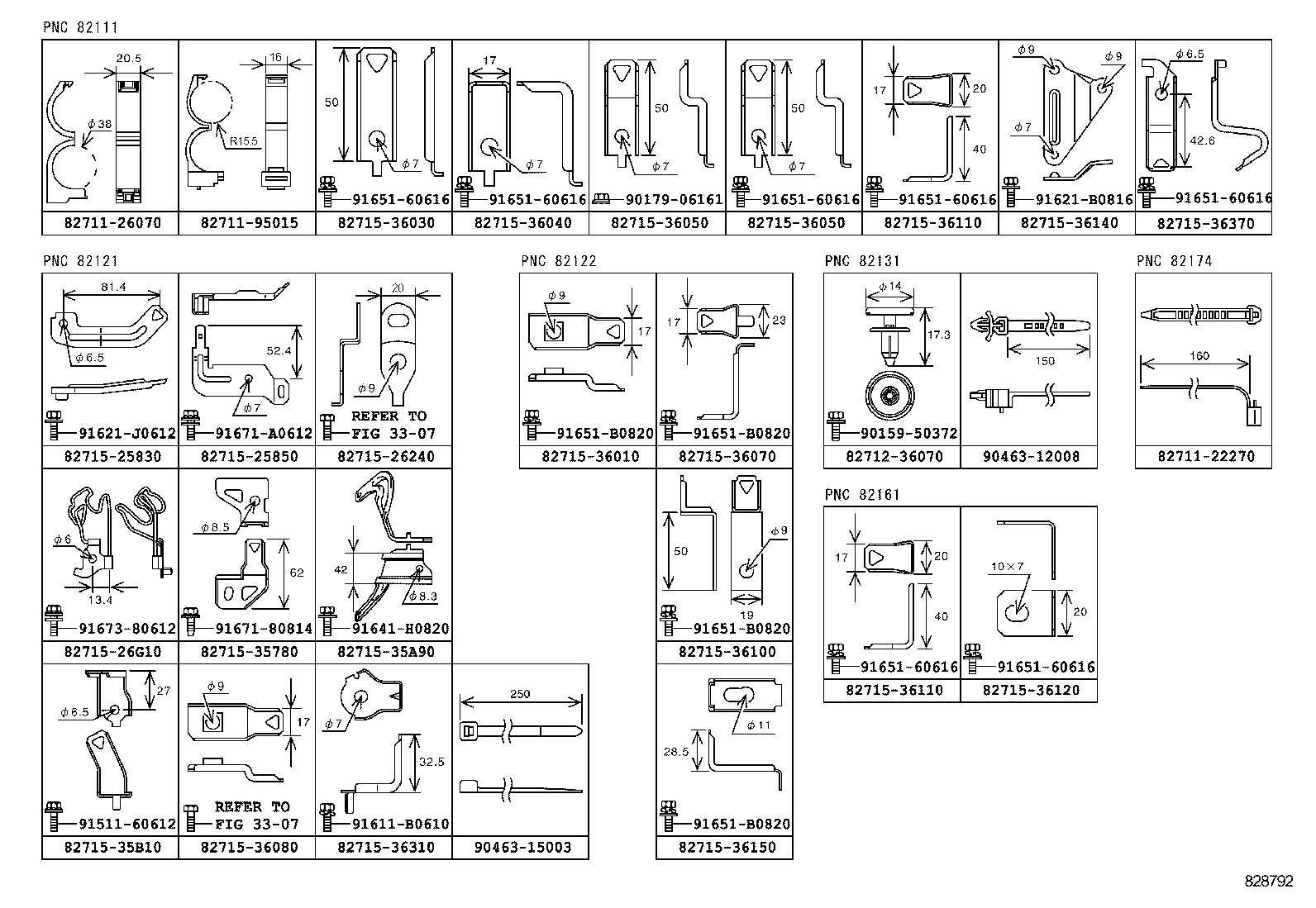  COASTER CHINA |  WIRING CLAMP