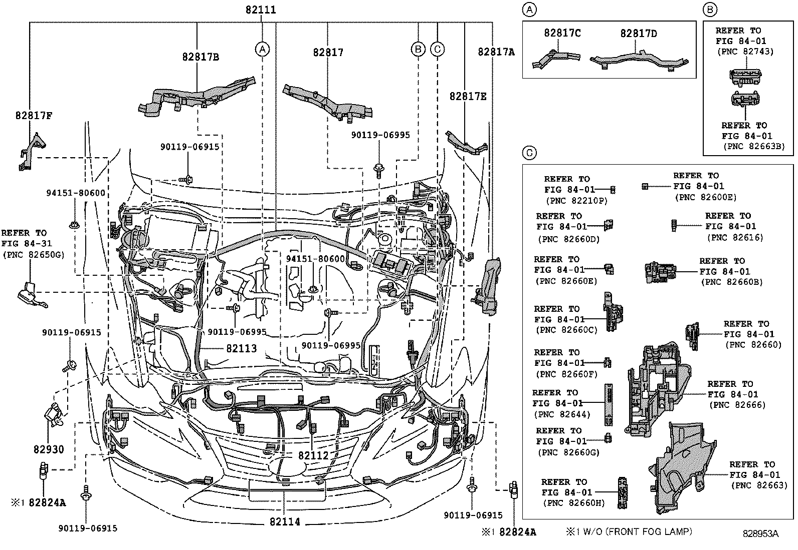  IS250 350 300H |  WIRING CLAMP
