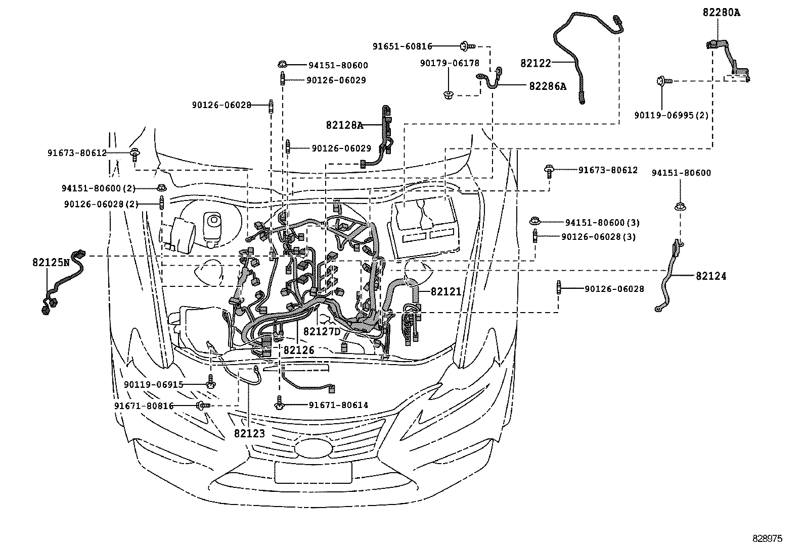  IS250 350 300H |  WIRING CLAMP