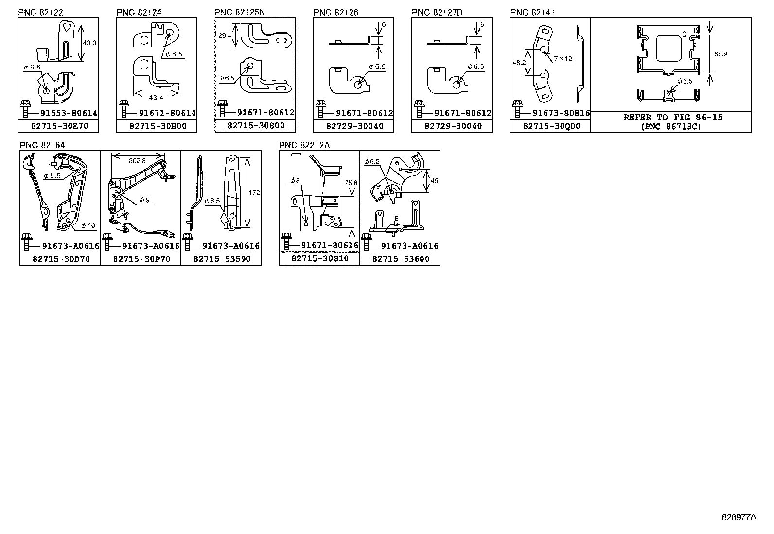  IS250 350 300H |  WIRING CLAMP
