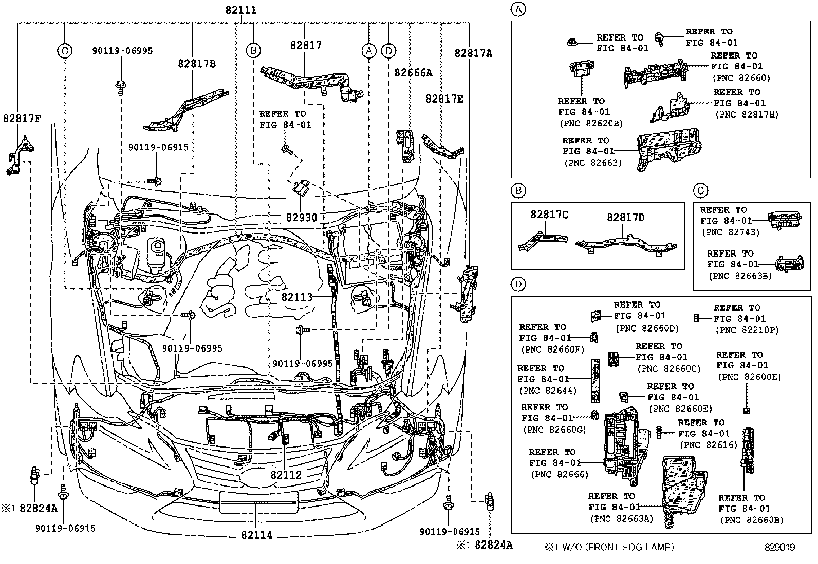  IS250 350 300H |  WIRING CLAMP