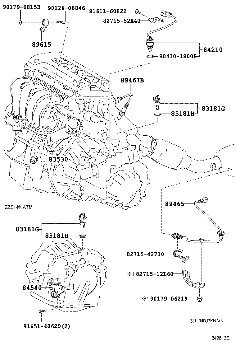  COROLLA ALTIS |  SWITCH RELAY COMPUTER
