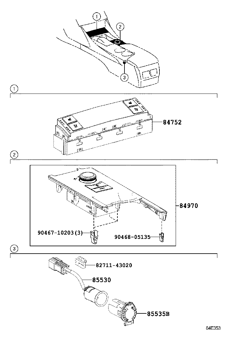  IS250 350 300H |  SWITCH RELAY COMPUTER