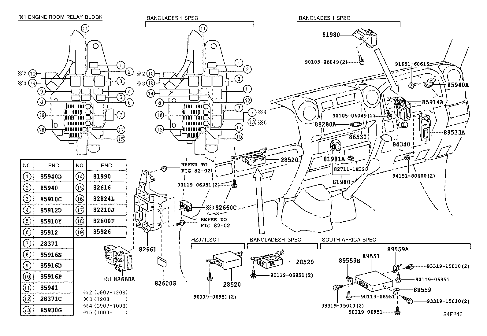  LAND CRUISER 70 |  SWITCH RELAY COMPUTER