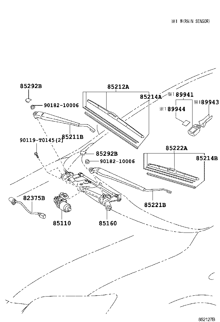  COROLLA ALTIS |  WINDSHIELD WIPER