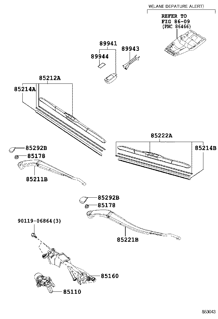  IS250 350 300H |  WINDSHIELD WIPER