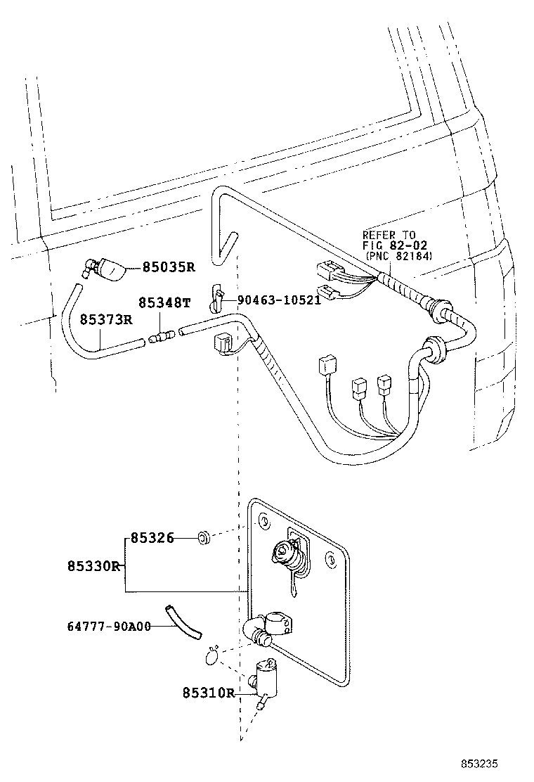  LAND CRUISER 70 |  REAR WASHER