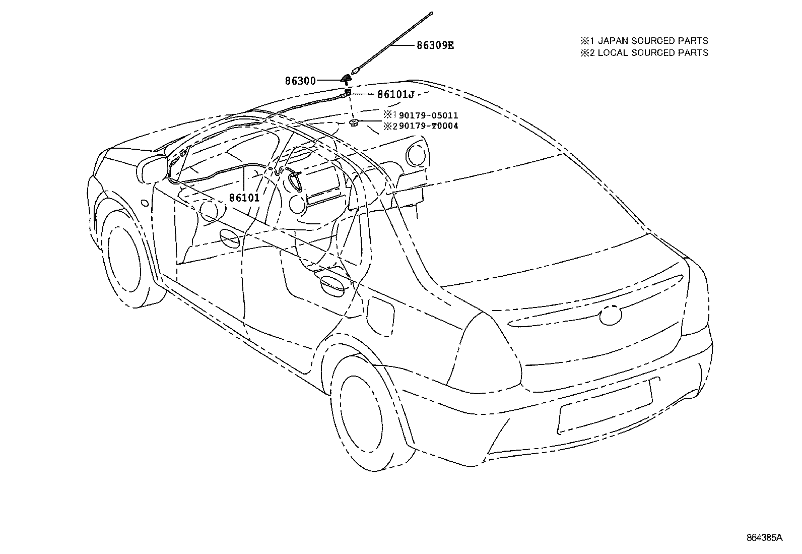  ETIOS LIVA CROSS |  ANTENNA