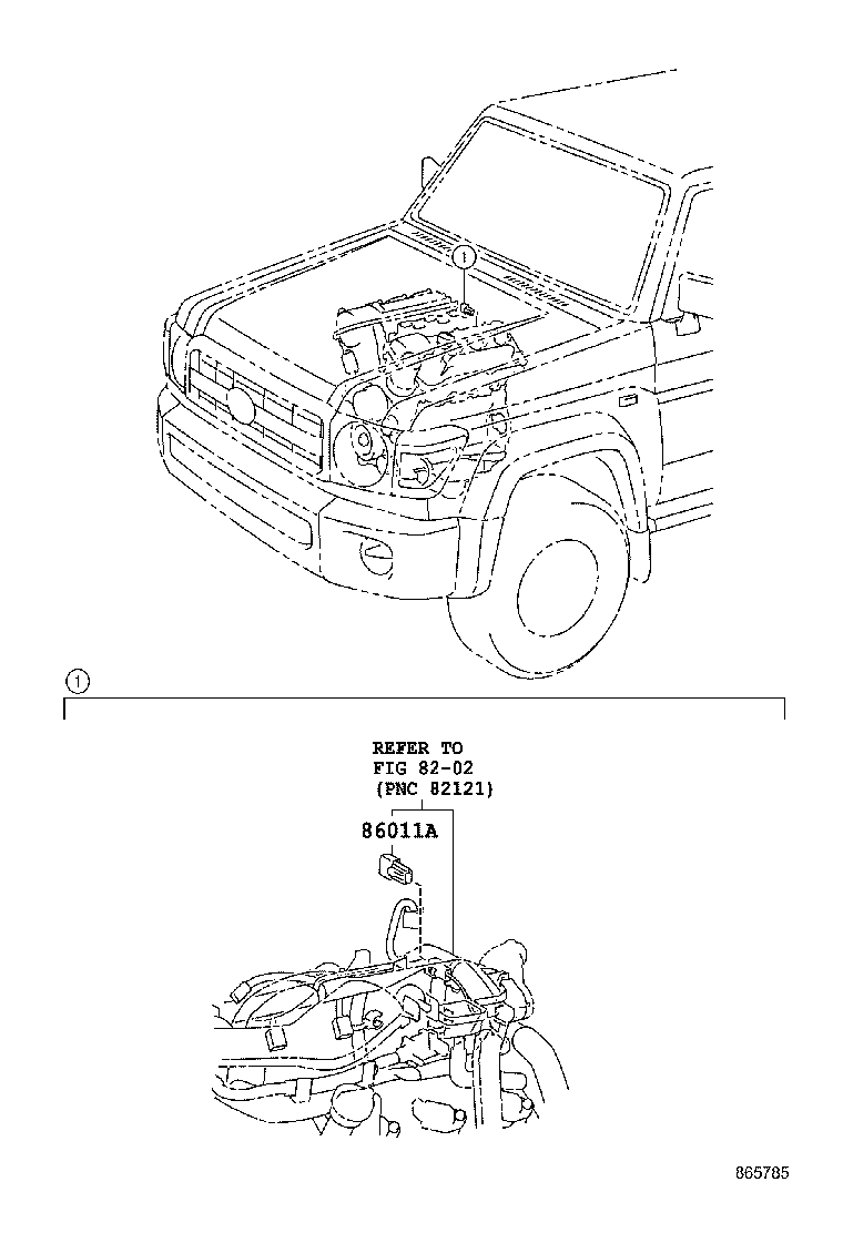  LAND CRUISER 70 |  RADIO RECEIVER AMPLIFIER CONDENSER