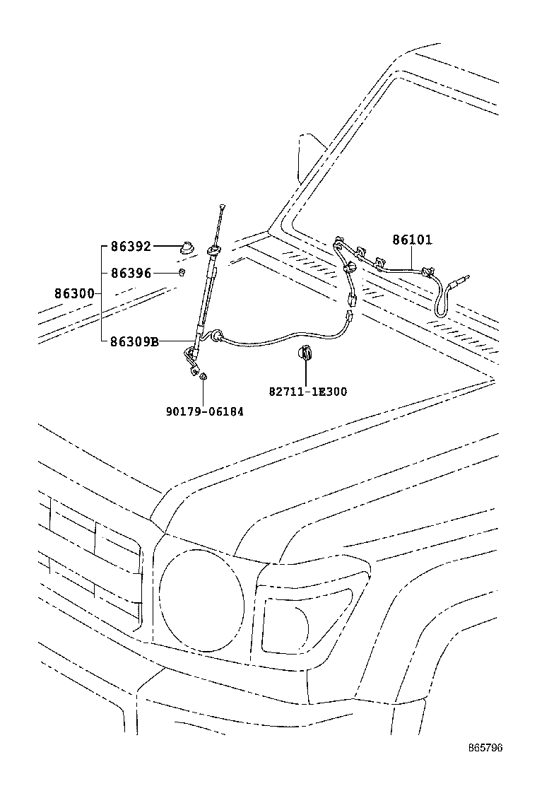  LAND CRUISER 70 |  ANTENNA