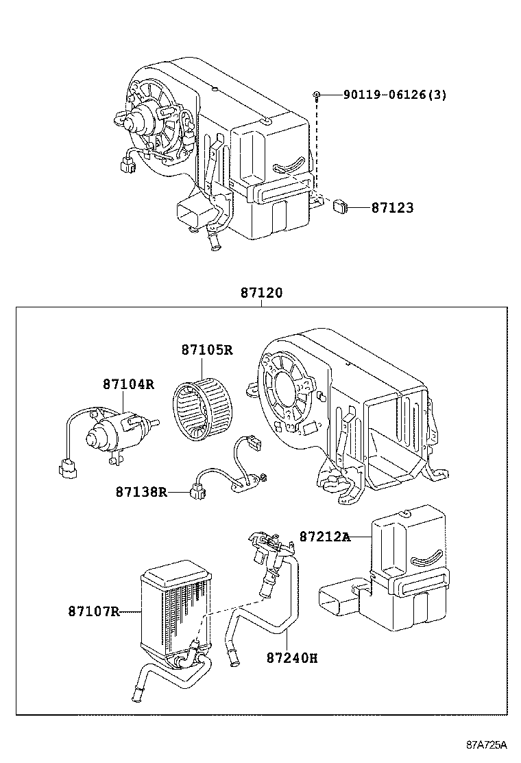  LAND CRUISER 70 |  HEATING AIR CONDITIONING HEATER UNIT BLOWER