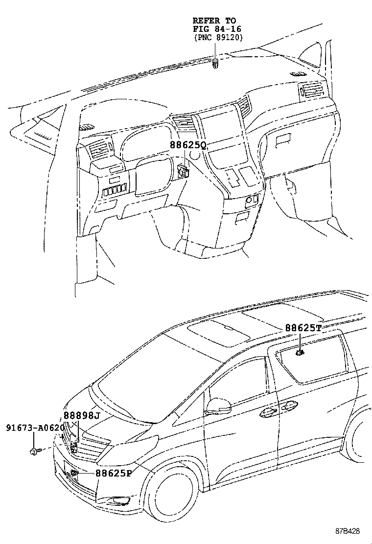  ALPHARD VELLFIRE HV |  HEATING AIR CONDITIONING CONTROL AIR DUCT