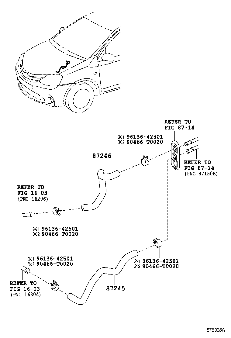  ETIOS LIVA CROSS |  HEATING AIR CONDITIONING WATER PIPING