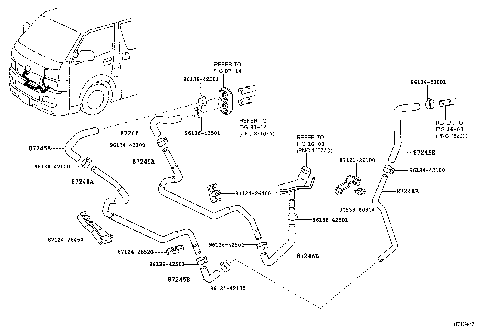 HIACE |  HEATING AIR CONDITIONING WATER PIPING