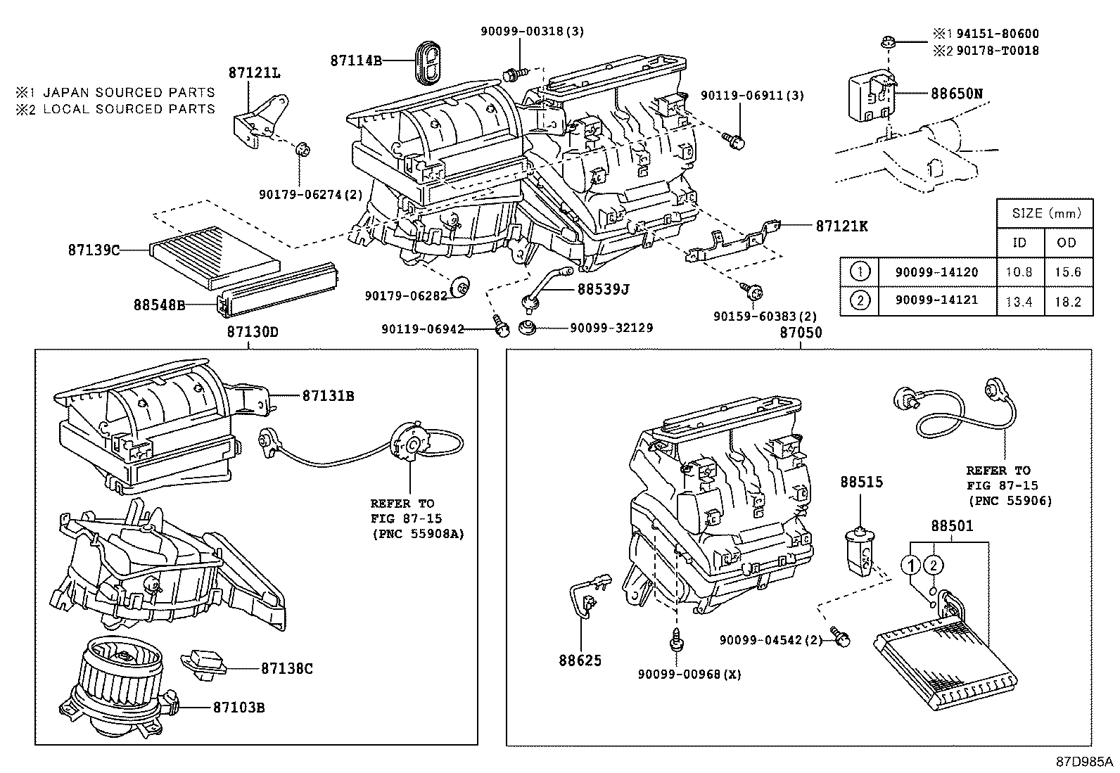 HIACE | HEATING AIR CONDITIONING COOLER UNIT