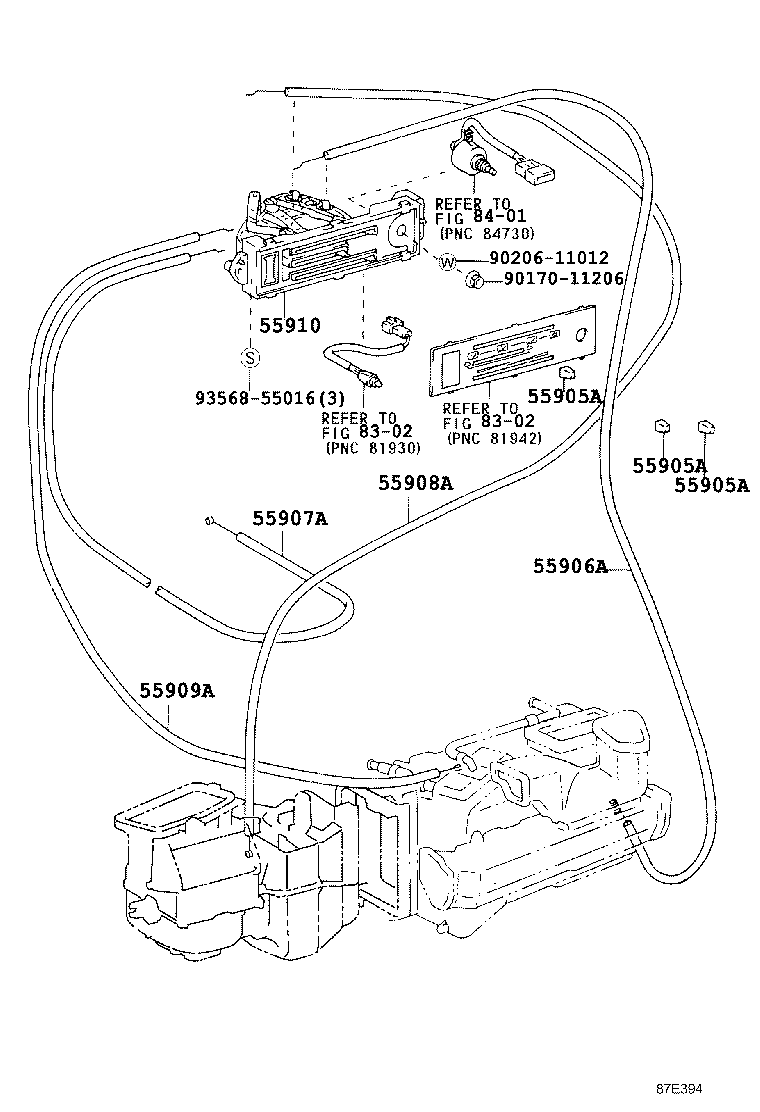  LAND CRUISER 70 |  HEATING AIR CONDITIONING CONTROL AIR DUCT