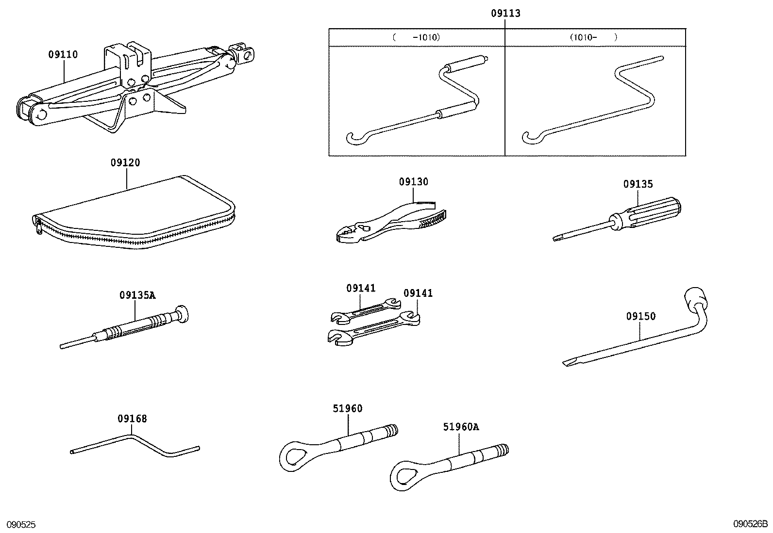  IS250C 300C |  STANDARD TOOL