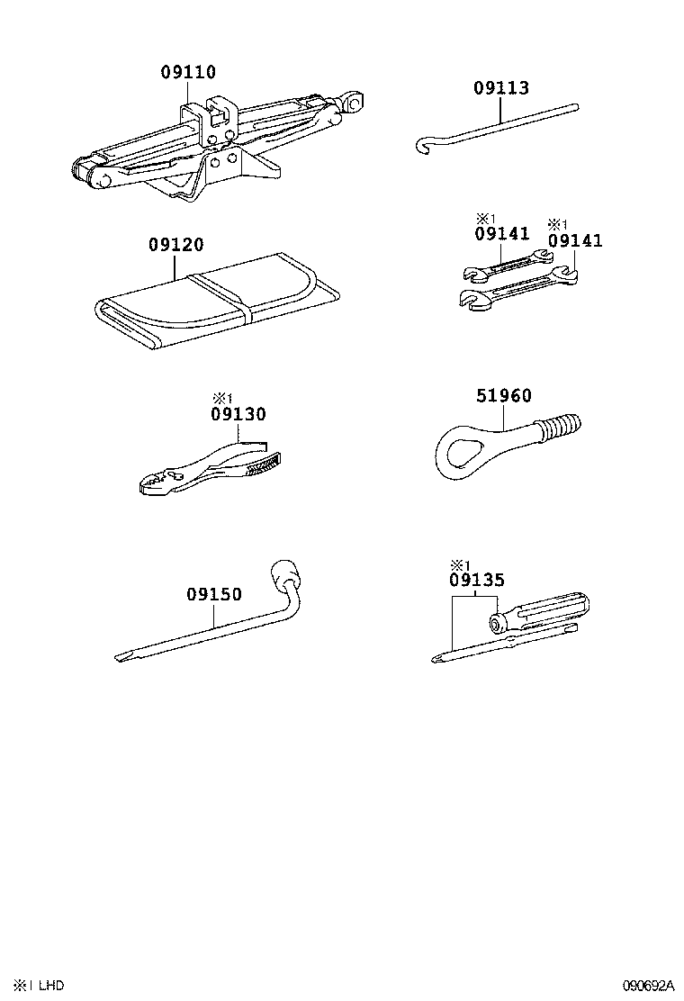  RAV4 |  STANDARD TOOL