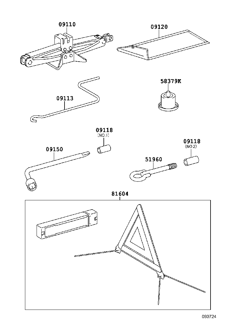  YARIS |  STANDARD TOOL