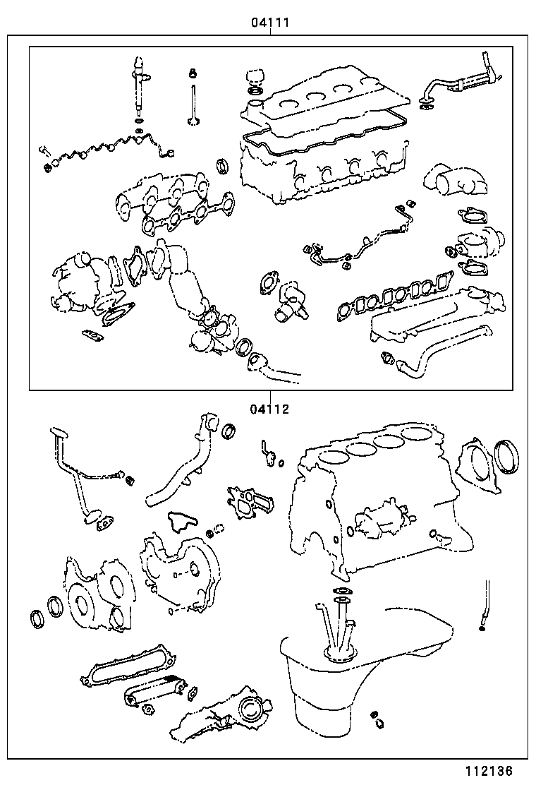  DYNA |  ENGINE OVERHAUL GASKET KIT