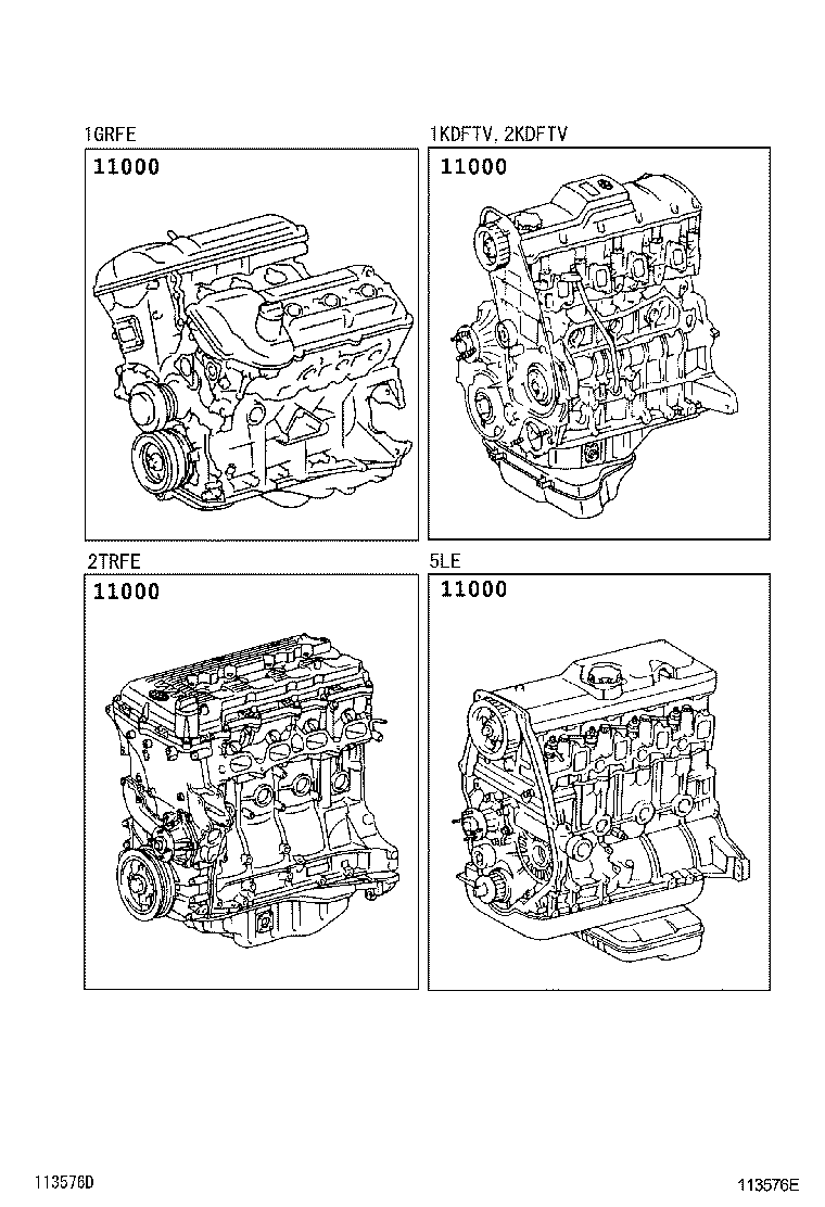  FORTUNER |  PARTIAL ENGINE ASSEMBLY