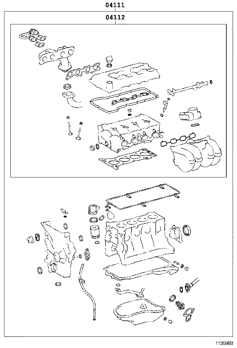  LAND CRUISER PRADO |  ENGINE OVERHAUL GASKET KIT