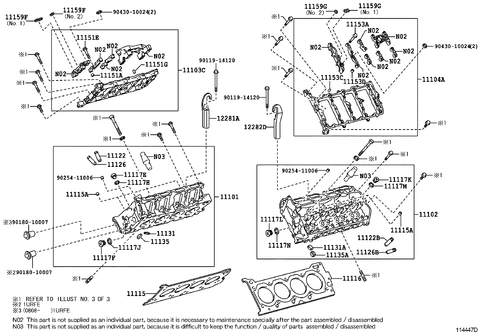  LS460 460L |  CYLINDER HEAD