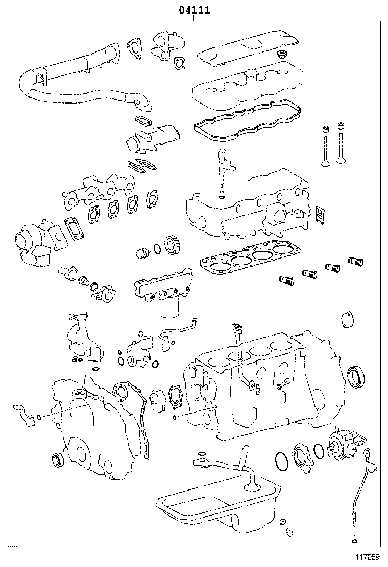  DYNA |  ENGINE OVERHAUL GASKET KIT