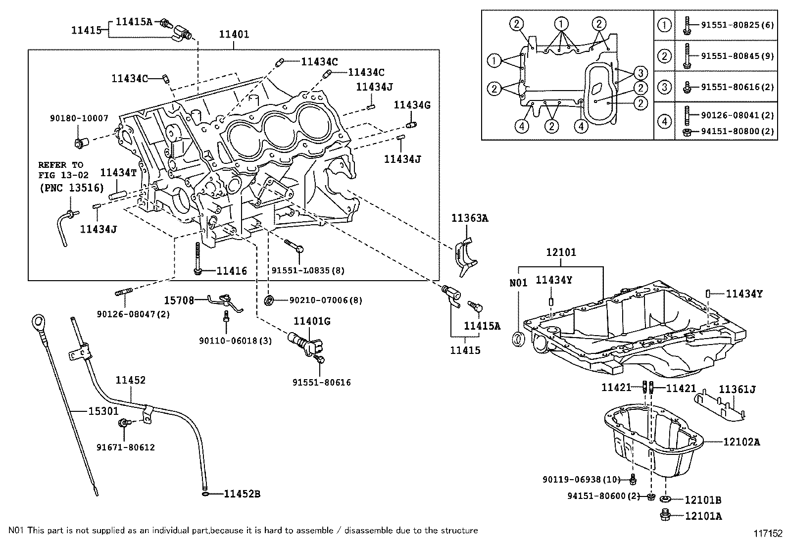  LAND CRUISER 200 |  CYLINDER BLOCK