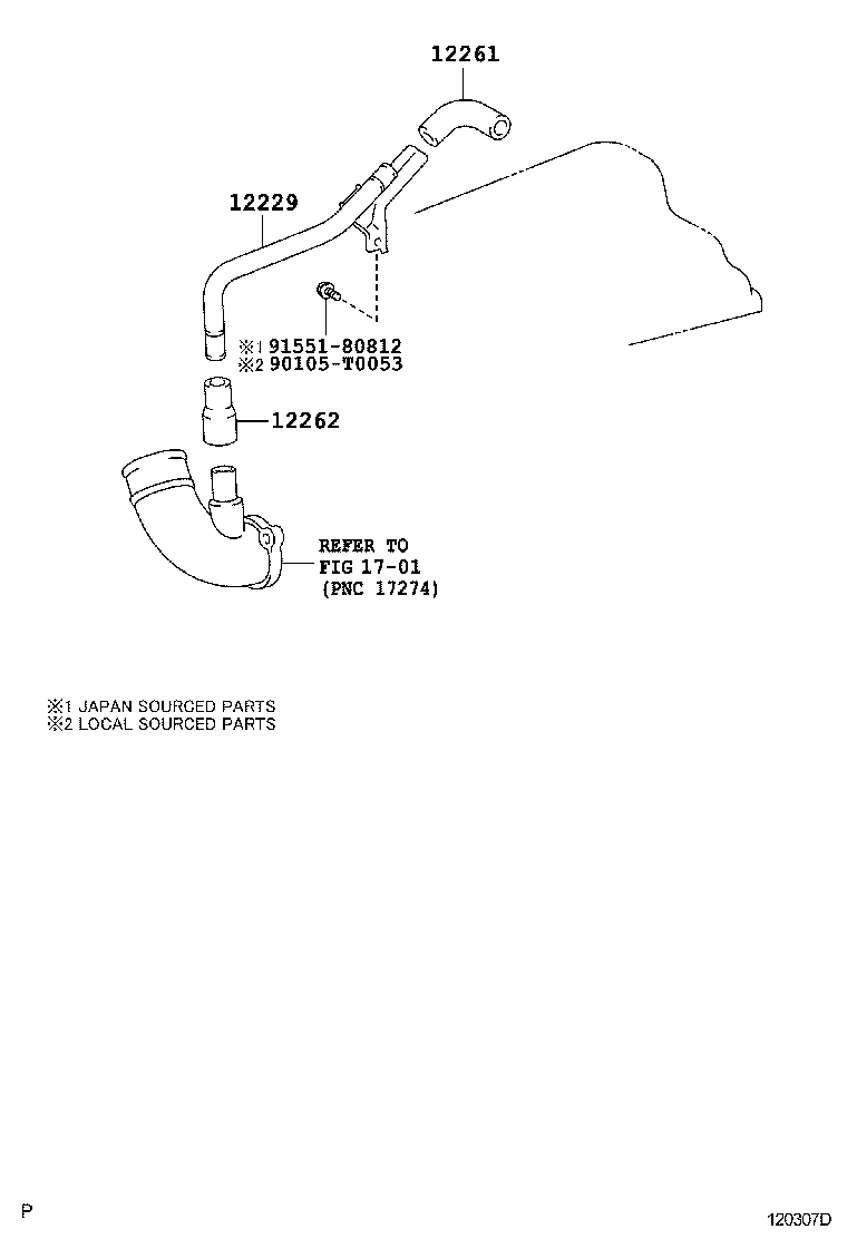  HILUX |  VENTILATION HOSE