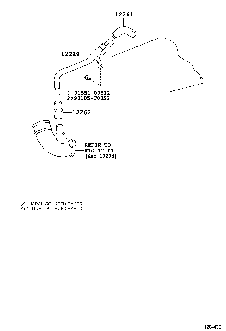  FORTUNER |  VENTILATION HOSE