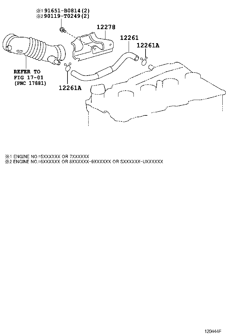  FORTUNER |  VENTILATION HOSE