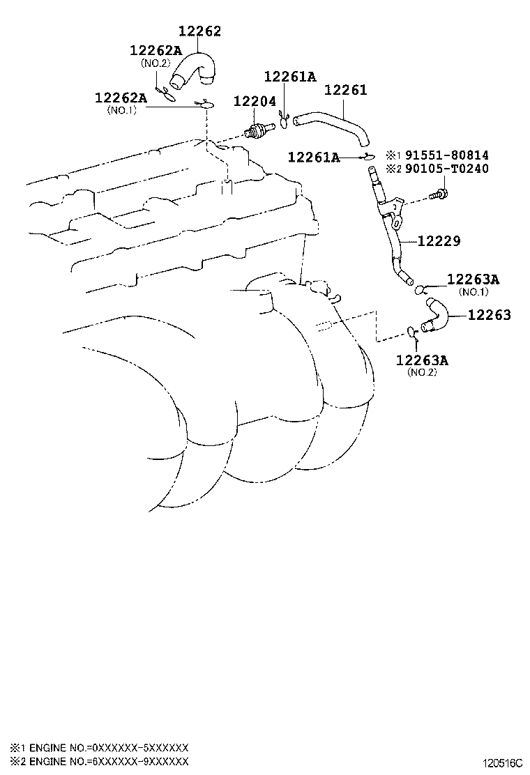  HILUX |  VENTILATION HOSE