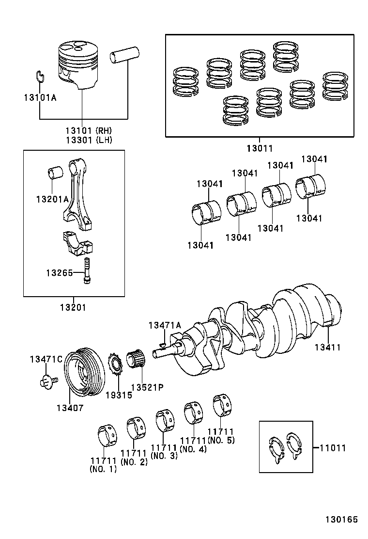  LAND CRUISER CHINA |  CRANKSHAFT PISTON